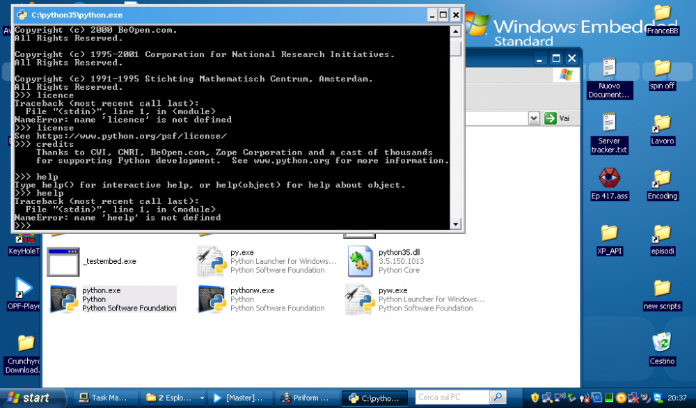 Python 3.5 Runtime Redistributable backported to XP - Windows XP - MSFN