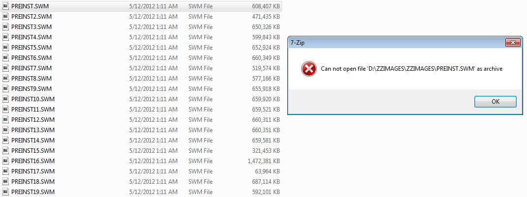 Swm file opener troubleshooting
