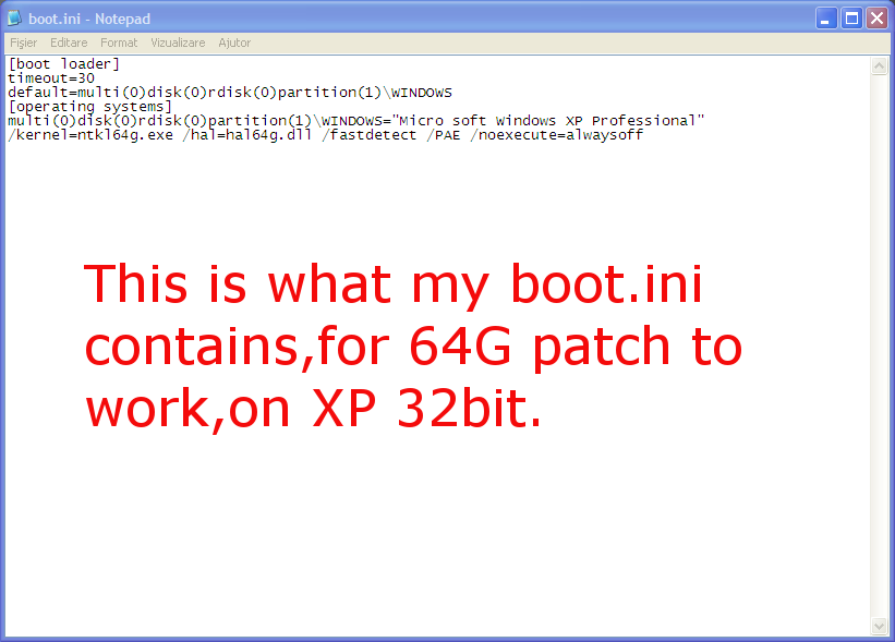Moderat Hula hop over Simple XP 32BIT 64Gb RAM (true Pae) Guide - Windows XP - MSFN