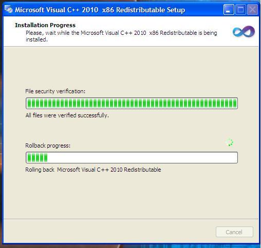 Security Update To Visual C 10 Kb Fails To Install Windows Xp Msfn