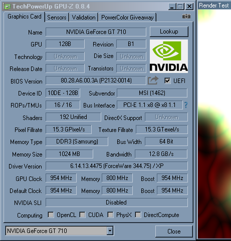 Geforce GT 710 cards under Windows XP, Findings - Windows XP - MSFN