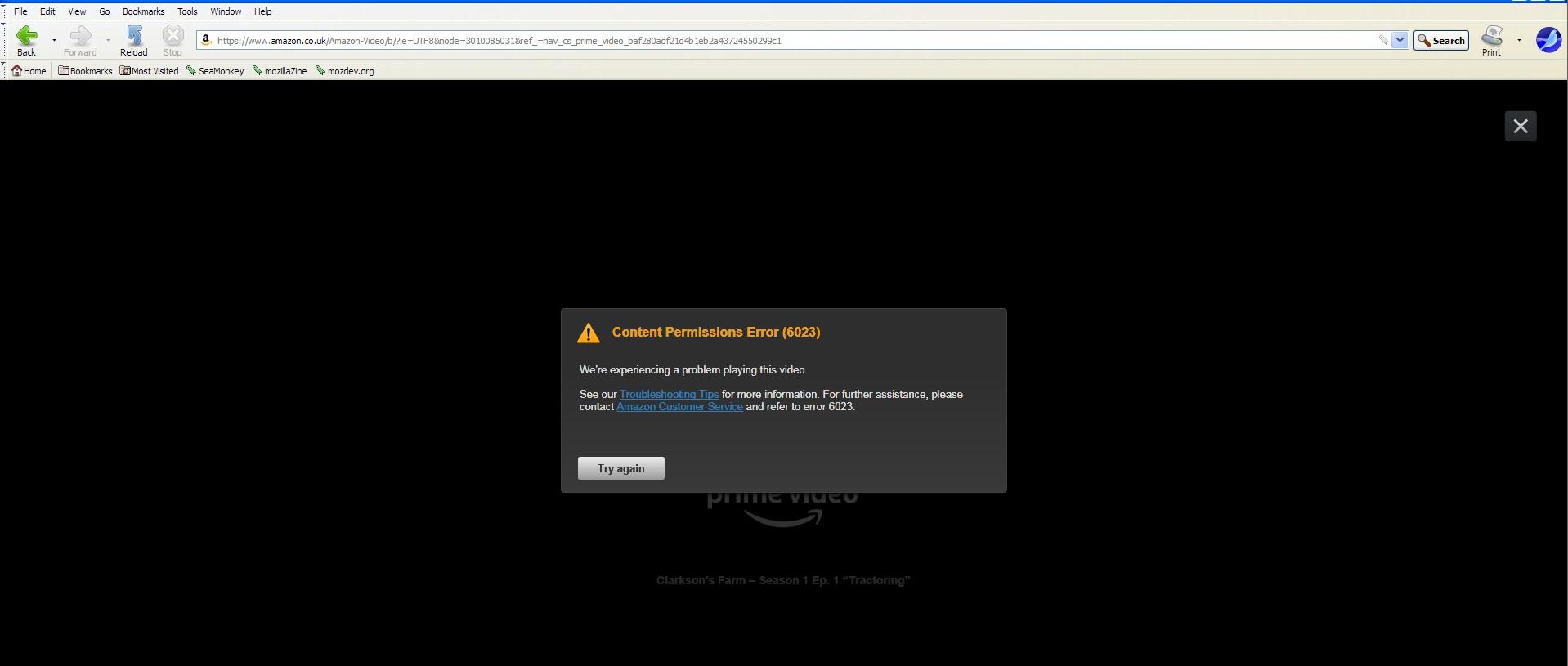 Amazon video 2025 troubleshooting
