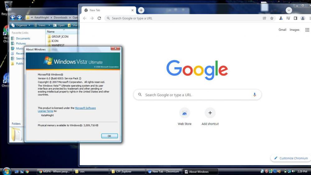 The latest version of Chromium working on Windows Vista (not clickbait!).jpg