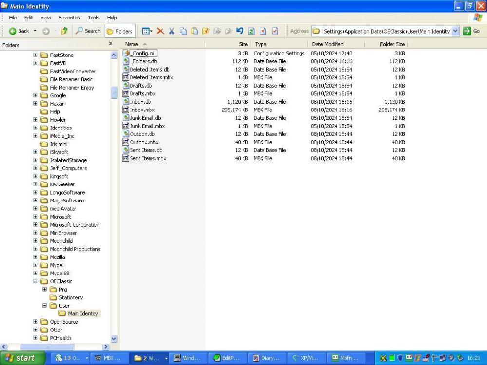 OE Classic data folder contents.JPG