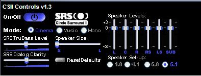 srs audio sandbox setup