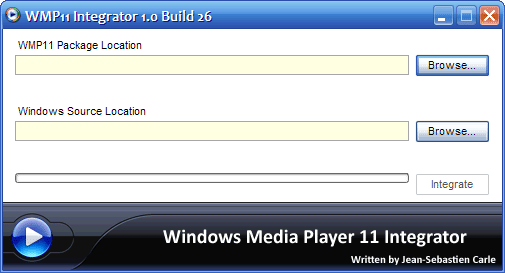 Windows Media Player 11 Integrator 1.1 - jcarle's Utilities - MSFN